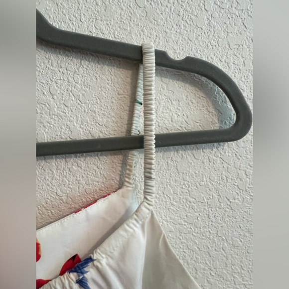 CDC Petite White Floral Summer Dress Size 12 - Picture 4 of 9